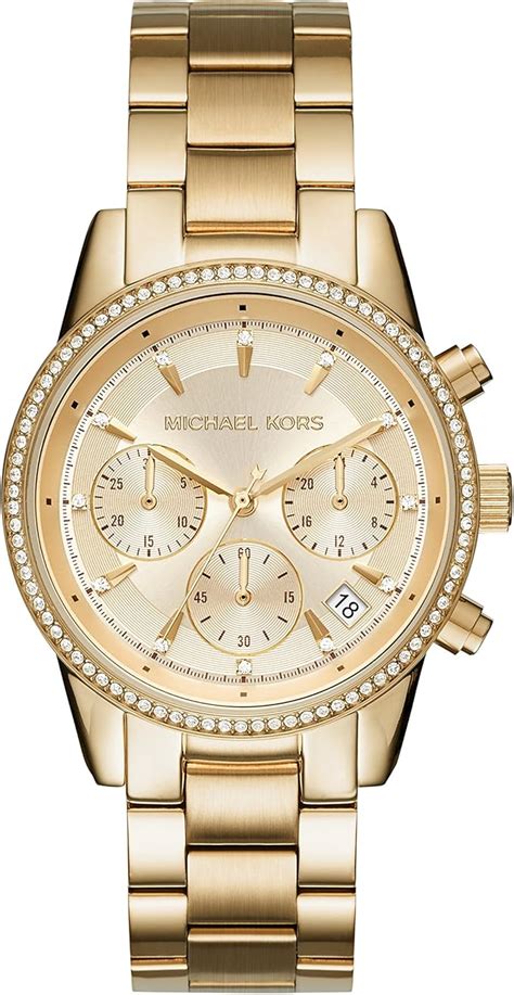 montre michael kors femme marron|michael kors automatic women's watches.